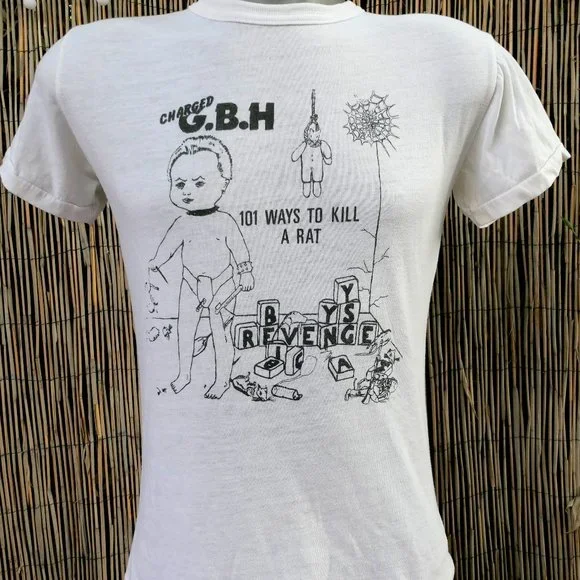 80's Vintage 1984 GBH City Baby's Revenge T Shirt Small